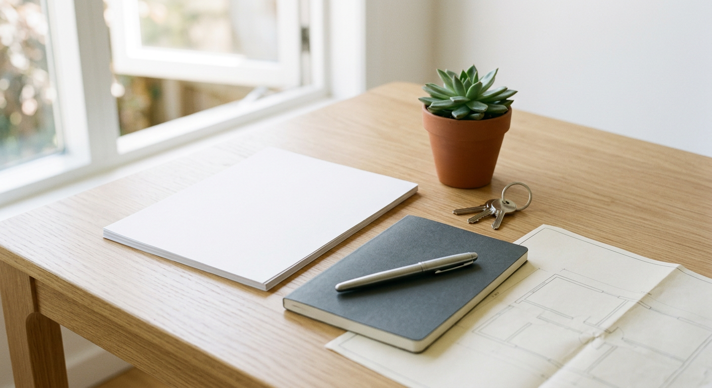 Clean, minimal photograph related to how to start a sober living home: the complete operator's playbook in recovery housing. No people, no text.