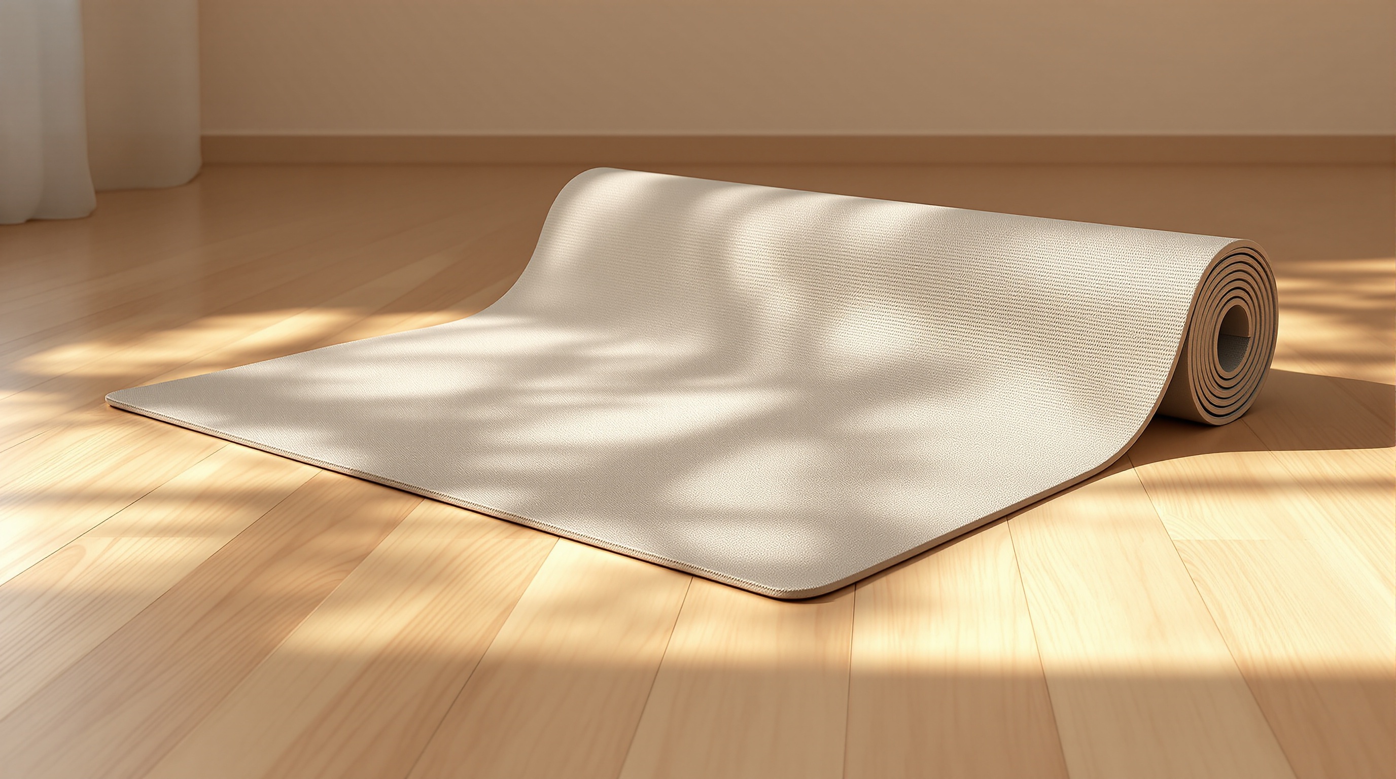 우아한 요가 매트, 뼈와 근육 건강 유지를 위한 활동적인 라이프스타일