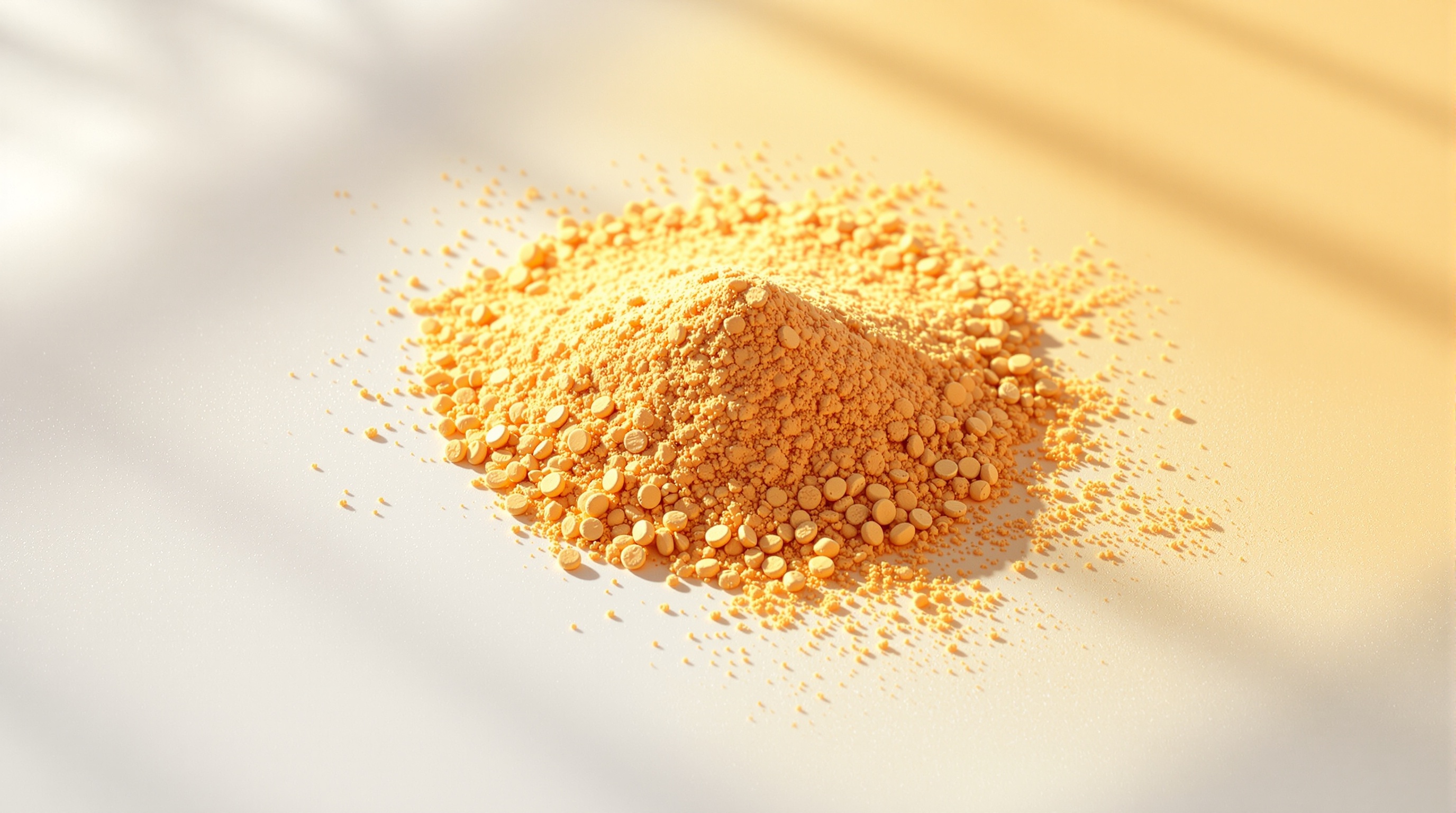 순수한 비타민D 분말의 접사, 세포 노화 억제 기능 강조