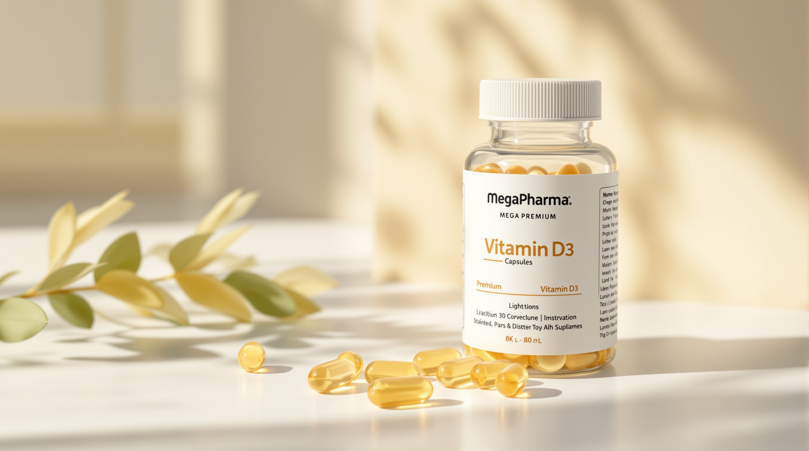 메가파마 비타민D3 프리미엄 보충제, 세포 노화 억제 영양제