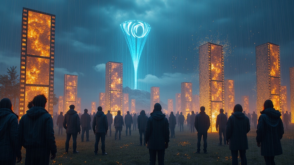 Ilustración conceptual de una Inteligencia Artificial General (AGI)