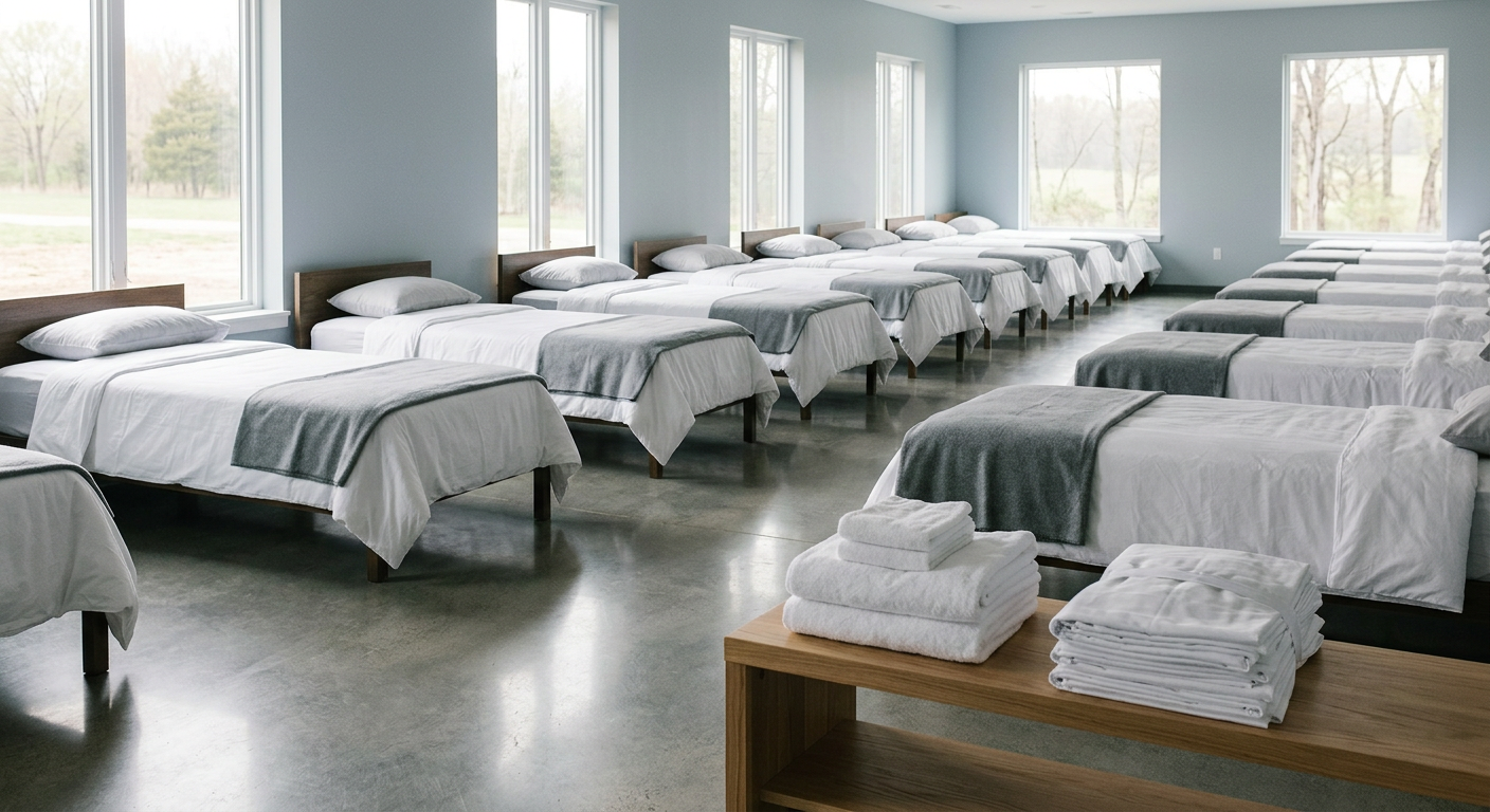 Clean, minimal photograph related to recovery housing demand surges after federal opioid settlement payouts in recovery housing. No people, no text.