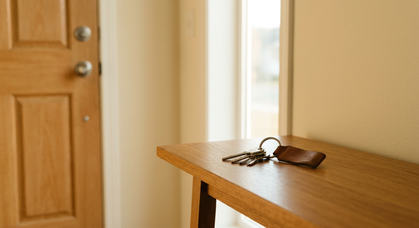 Clean, minimal photograph related to curfews in sober living: what time works best in recovery housing. No people, no text.