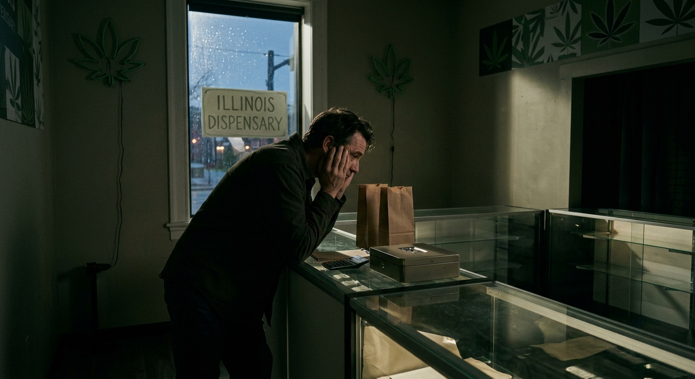 Cannabis Sales Sank in Illinois