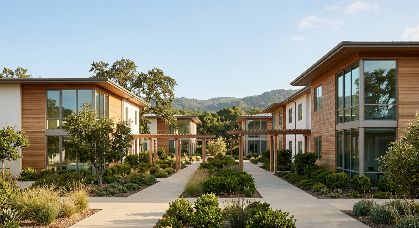 Clean, minimal photograph related to recovery housing industry projected to hit $9.8 billion by 2029 in recovery housing. No people, no text.