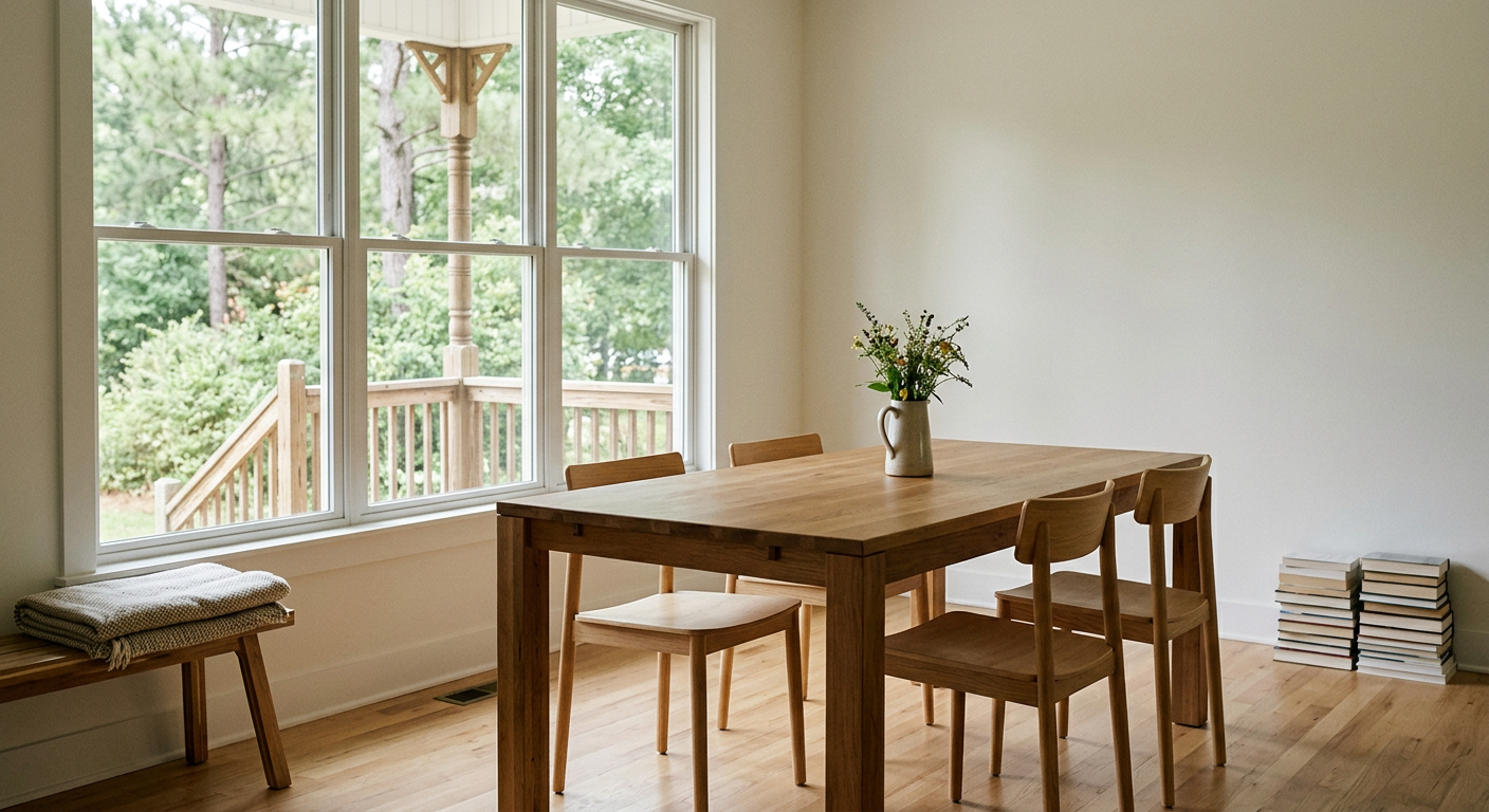 Clean, minimal photograph related to north carolina sober living: an emerging market in recovery housing. No people, no text.