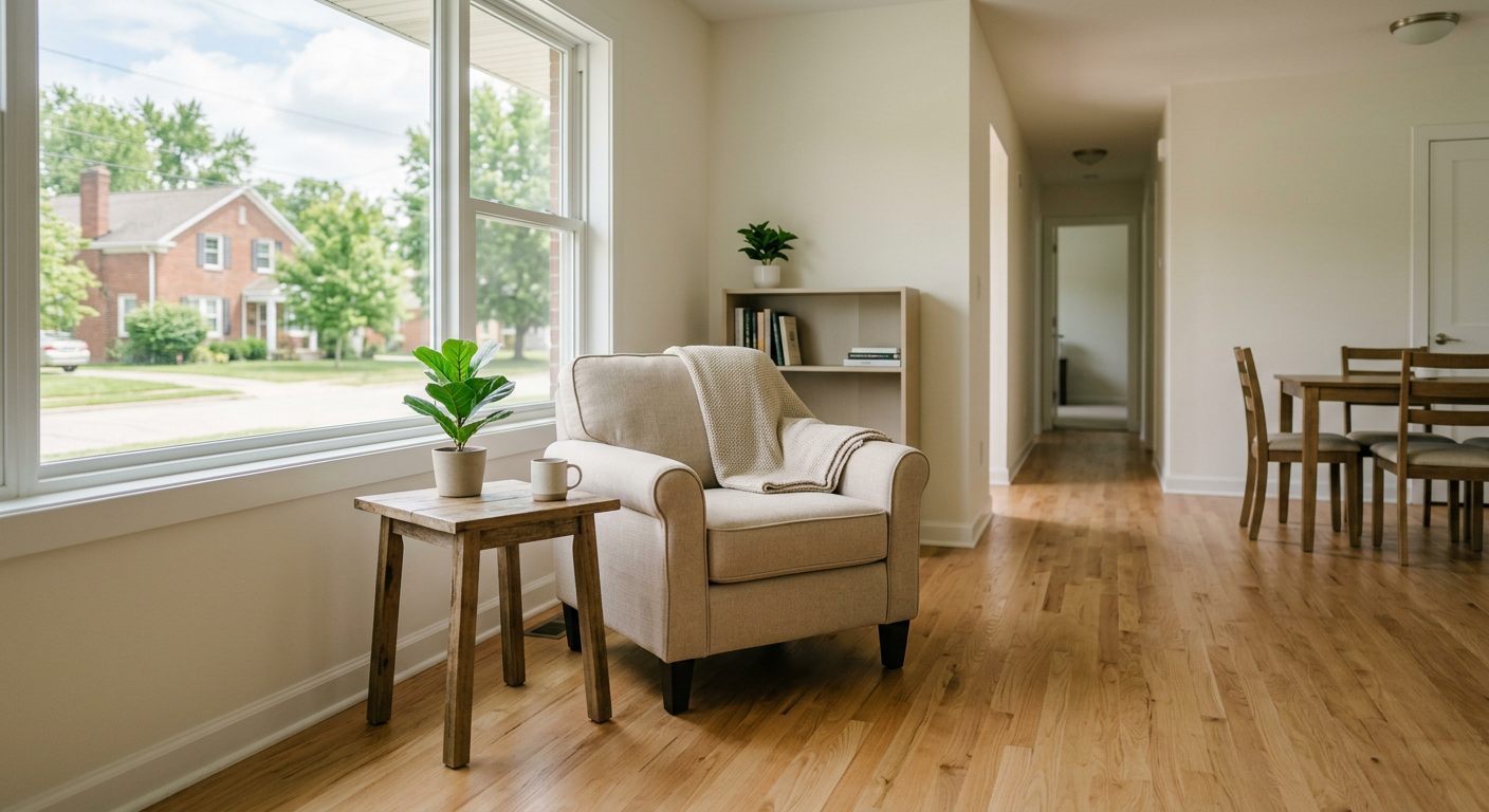 Clean, minimal photograph related to ohio passes new recovery housing quality standards in recovery housing. No people, no text.