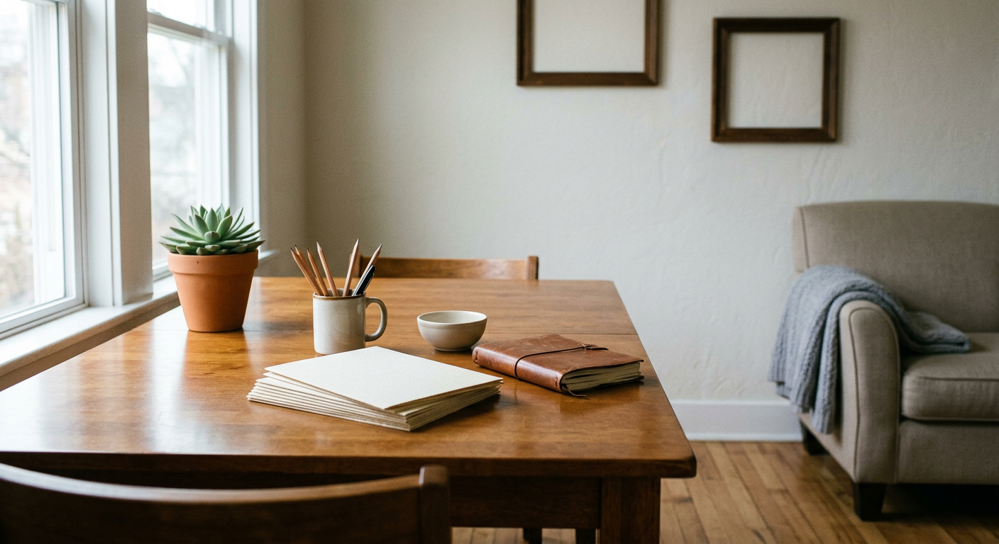 Clean, minimal photograph related to setting house rules that residents actually follow in recovery housing. No people, no text.