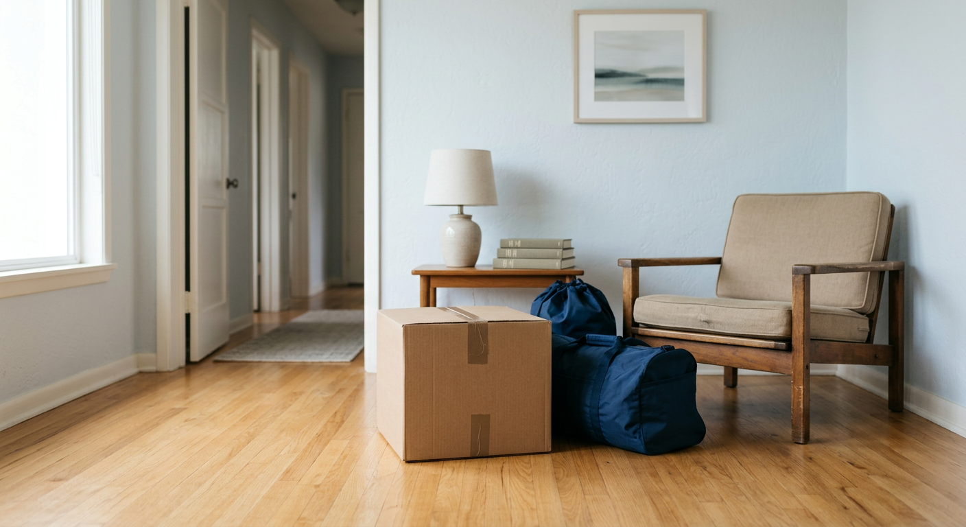 Clean, minimal photograph related to what happens if you relapse in sober living? in recovery housing. No people, no text.