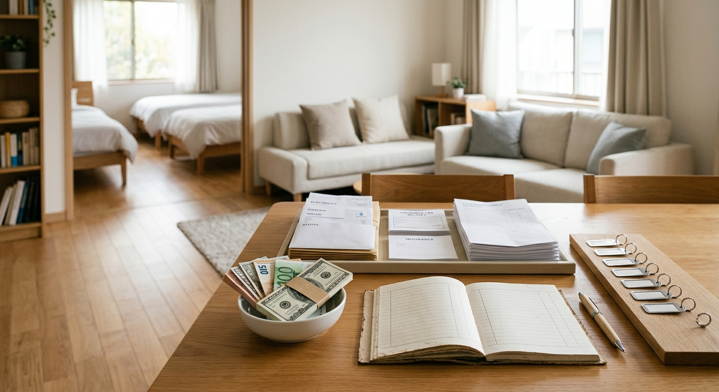 Clean, minimal photograph related to cost per bed: breaking down sober living operating expenses in recovery housing. No people, no text.