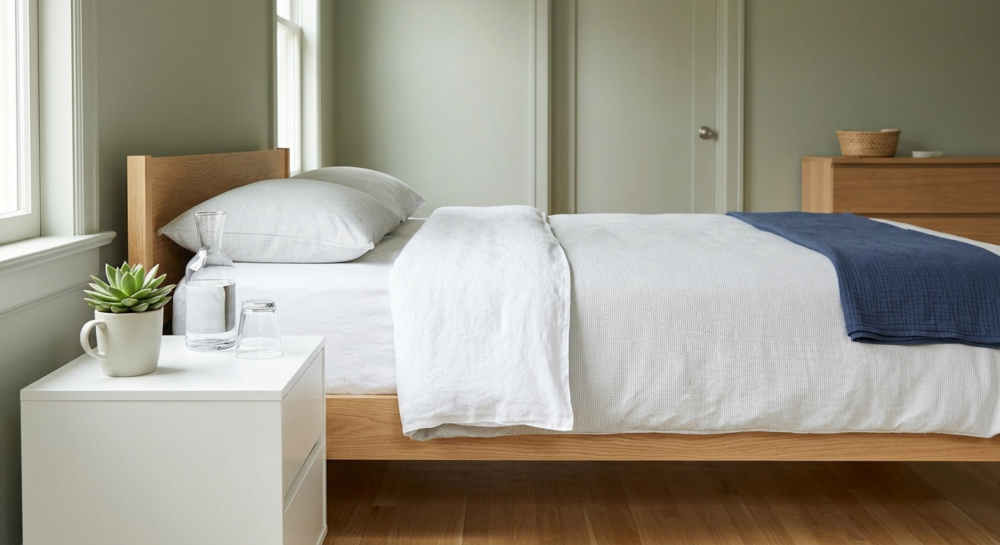 Clean, minimal photograph related to sober living revenue per bed: what top operators are earning in recovery housing. No people, no text.