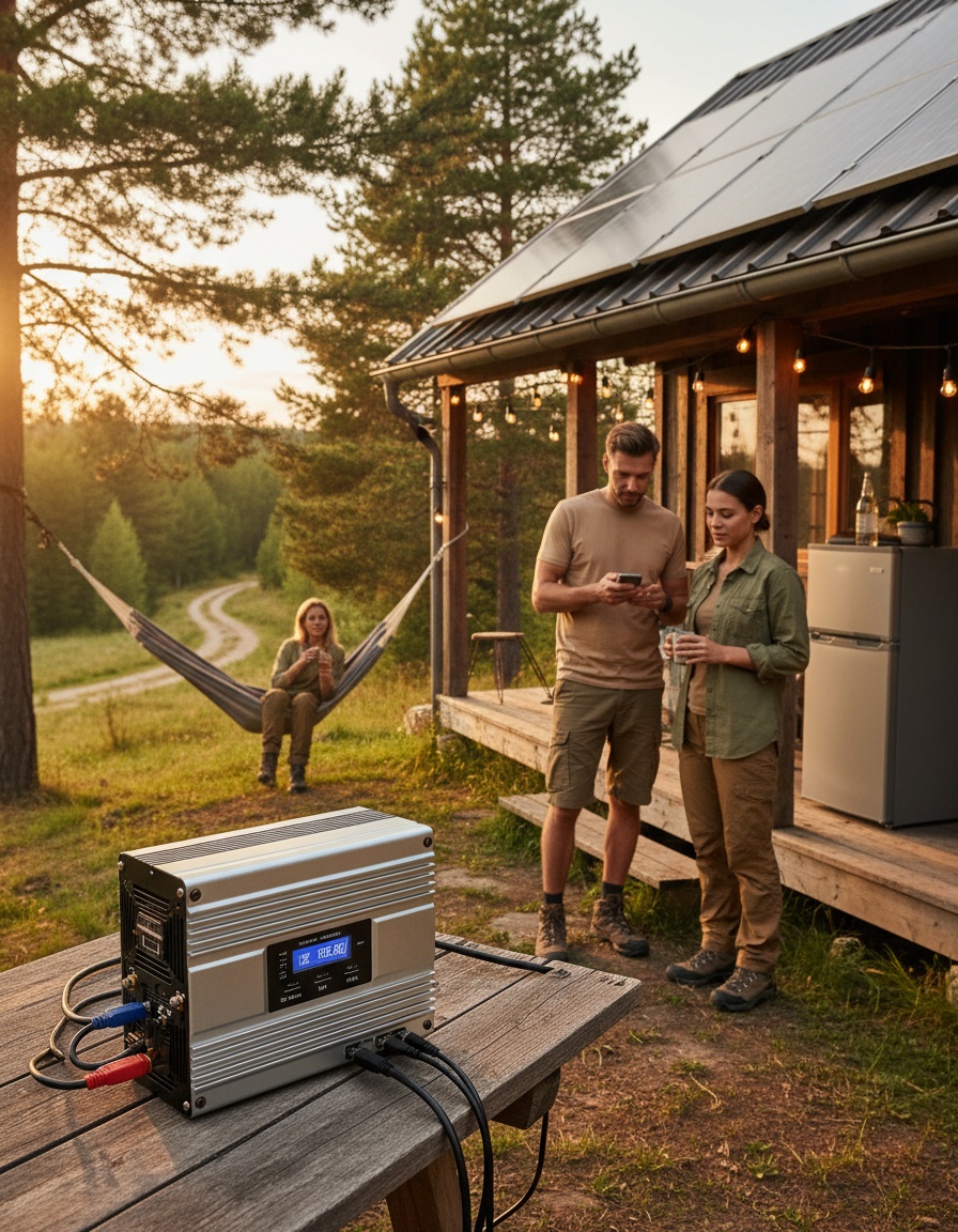 Avance en la Energía Solar: Inversor Cargador Off Grid 12V con Controlador MPPT Incorporado