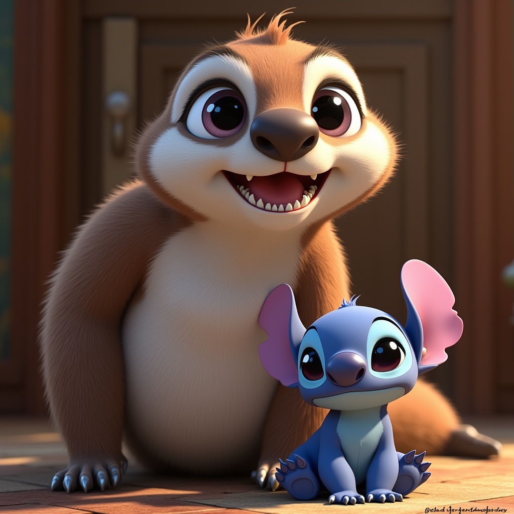 sid-the-sloth-mulan-and-stitch-in-a-family-trio-aursucaltr