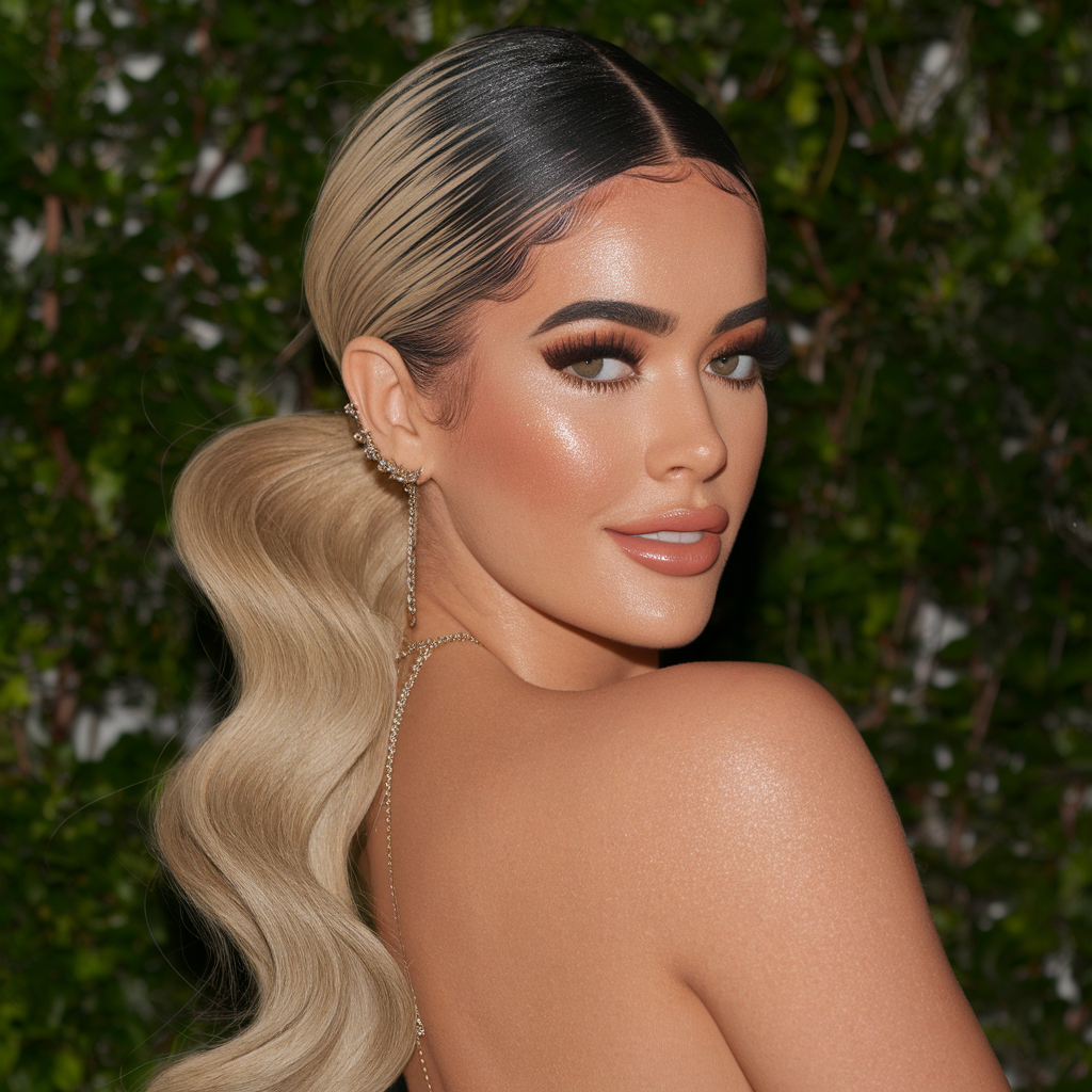 glam-deep-side-part-glossy-side-ponytail-38f3f8rl3