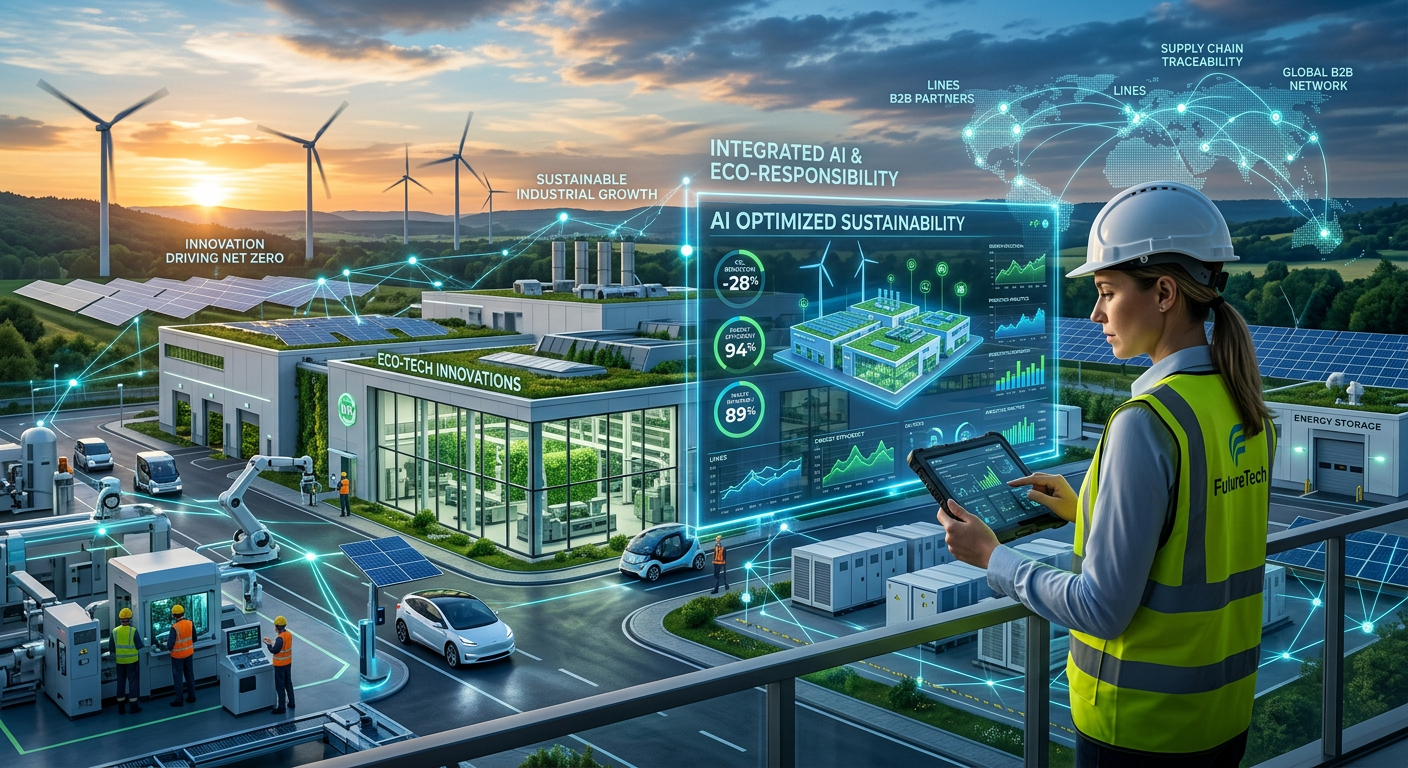 Como a Inteligência Artificial e a Sustentabilidade Estão Redefinindo o Marketing Industrial B2B