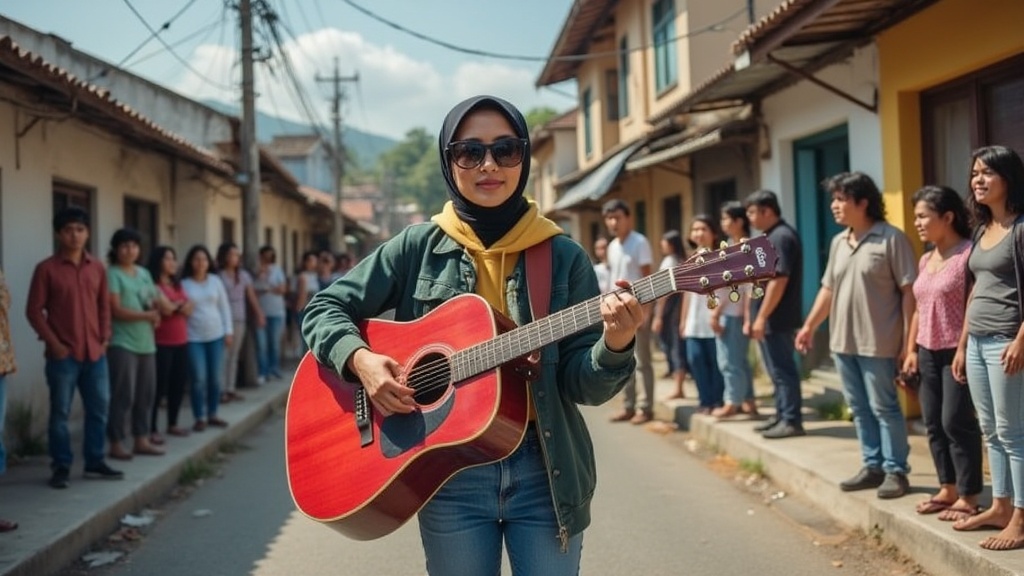 a-young-woman-wearing-a-black-hijab-is-walking-u0oc4fguu5