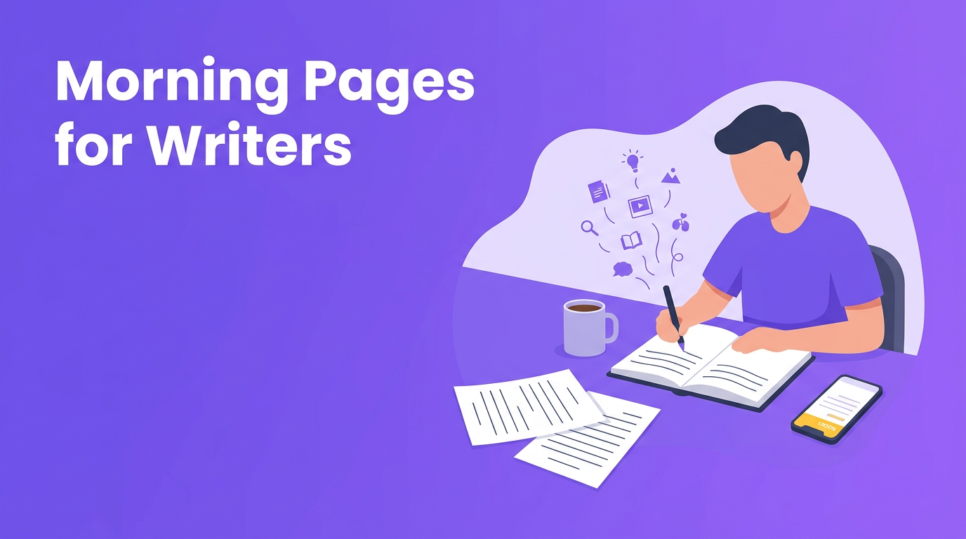 Writing Three Pages Morning Pages - Better Writing Flow | Haply - Haply - Haply