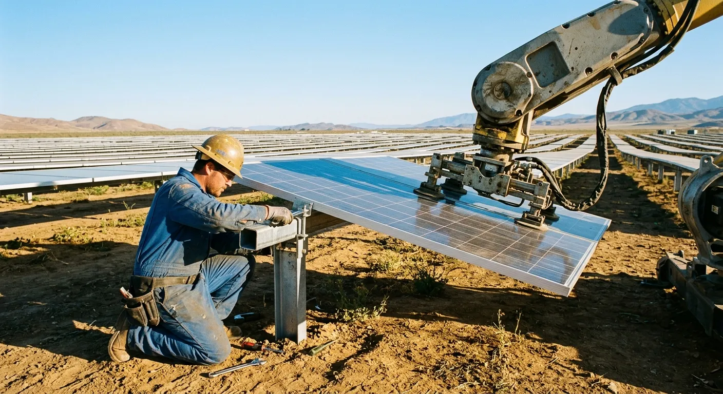 Robotique solaire : 100 MW installés à Bellefield par Maximo