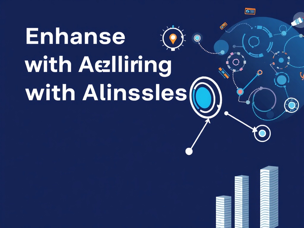 Illustration of AI-powered marketing analytics dashboard for enhancing marketing strategies with AI insights