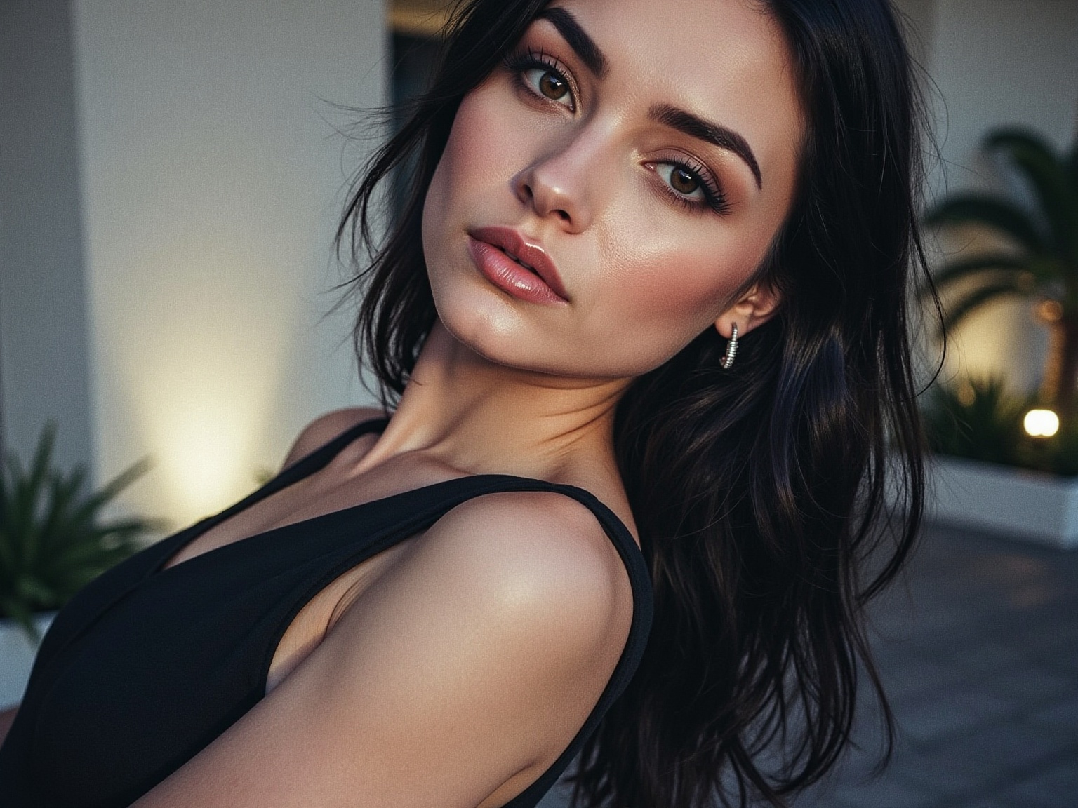 una-mujer-posando-de-lado-en-un-entorno-nocturno-hv8wvcocgt