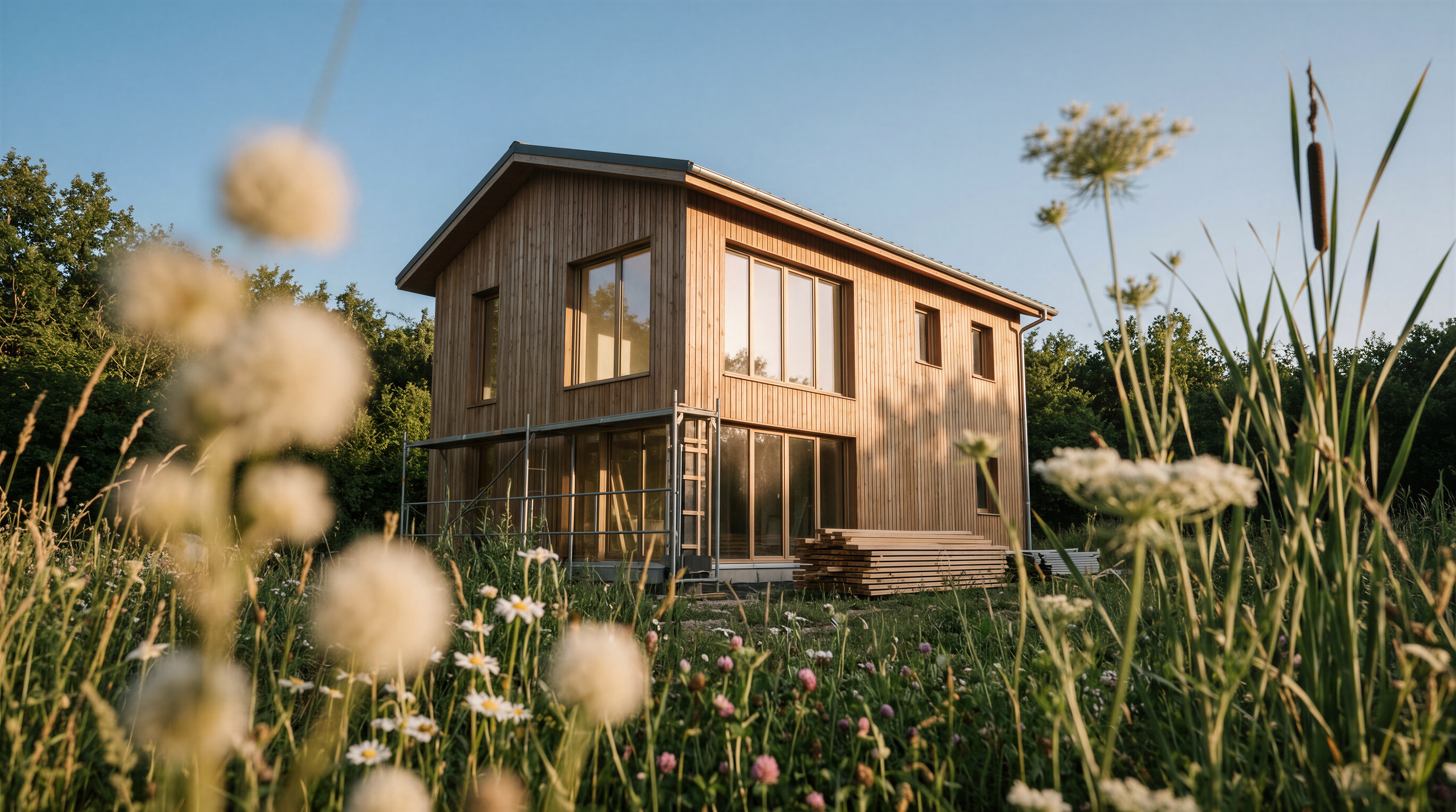 Maison passive en autoconstruction : guide complet (budget, étapes, aides)