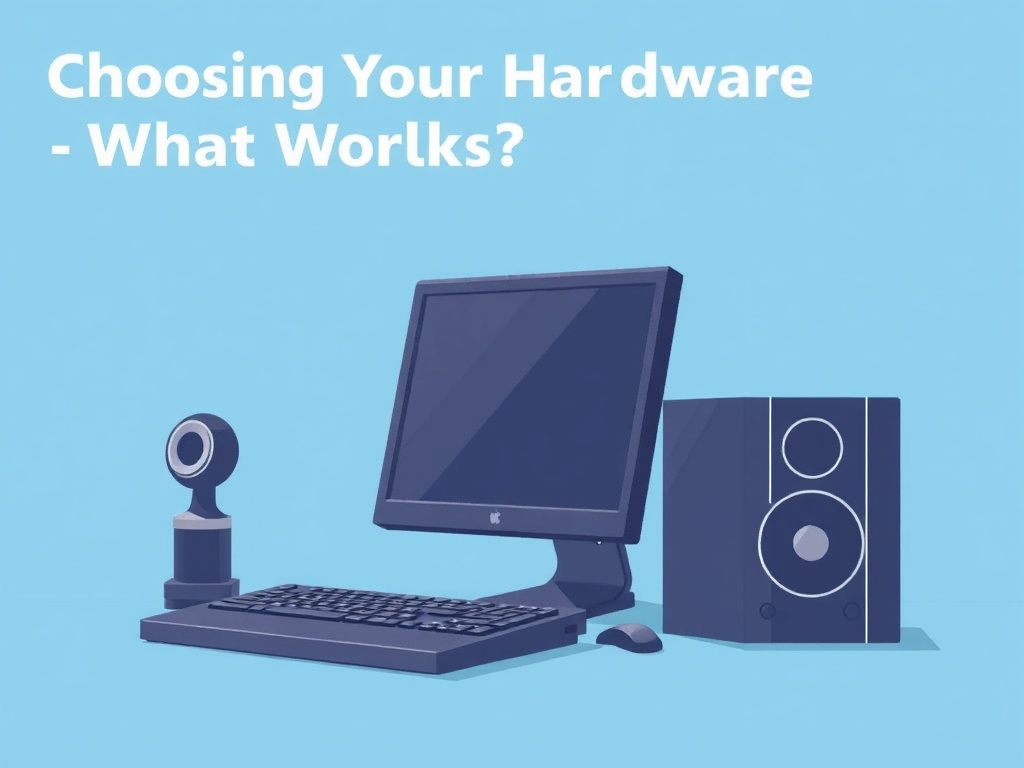 Illustration of hardware options for self-hosting servers and setup choices