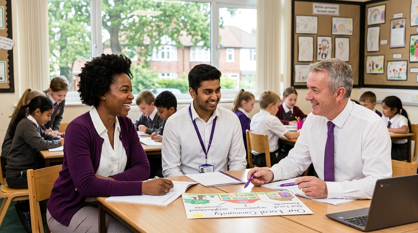 Are there UK teacher unions that recommend specific recruitment agencies for permanent roles?