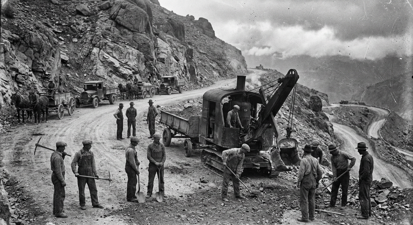 Trail Ridge Road Construction 1930s