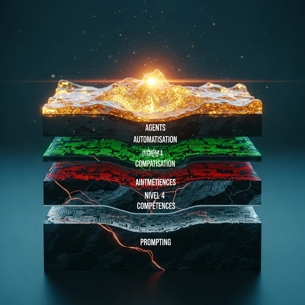 Compétences IA 2026 : 5 niveaux pour passer de novice à expert