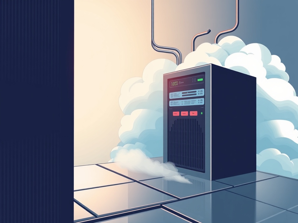 Illustration comparing self-hosted server setup with cloud service infrastructure for self-hosting enthusiasts