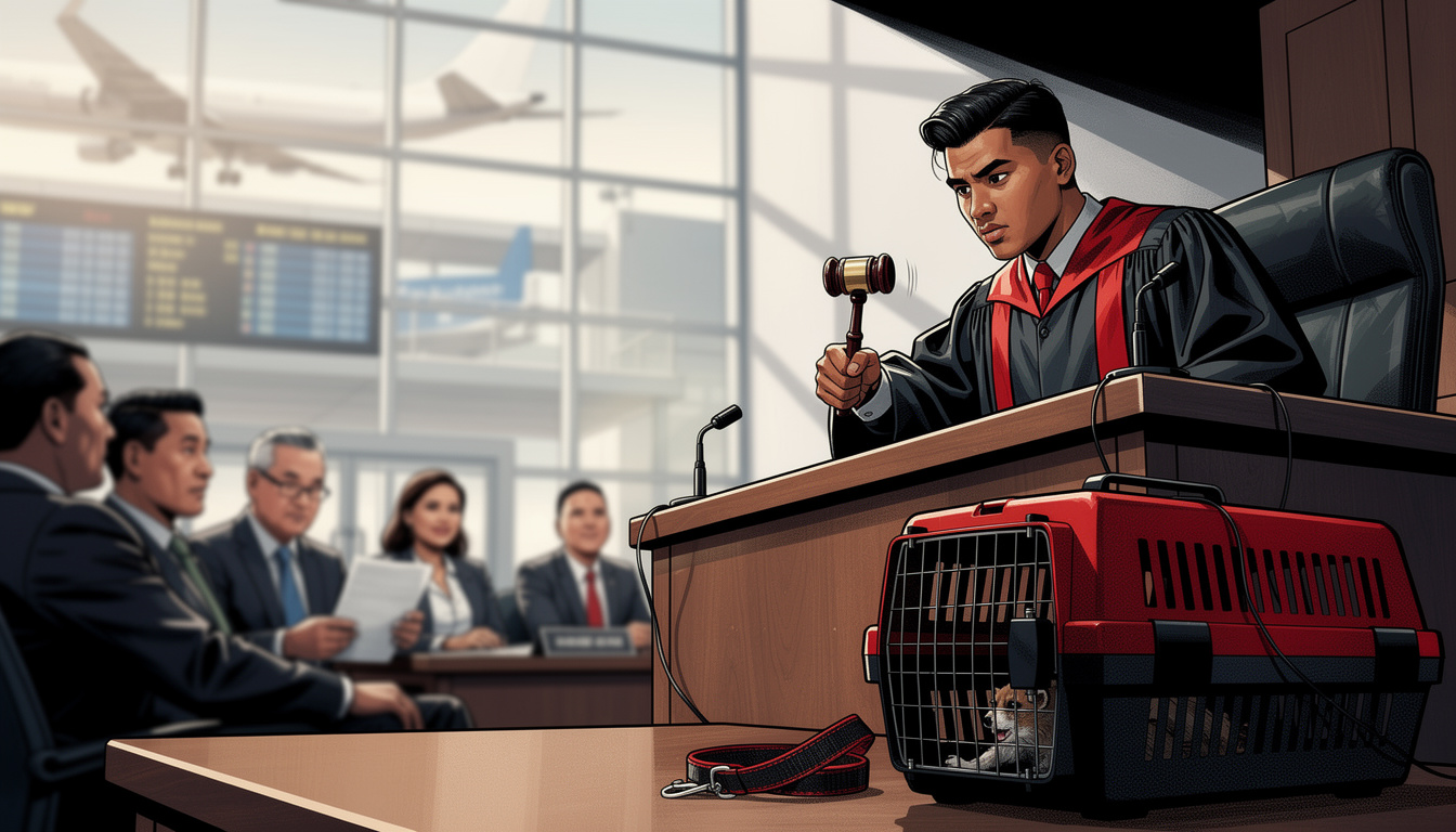 Judge Issues Bench Warrant in Harry Reid Airport Dog Abandonment Case