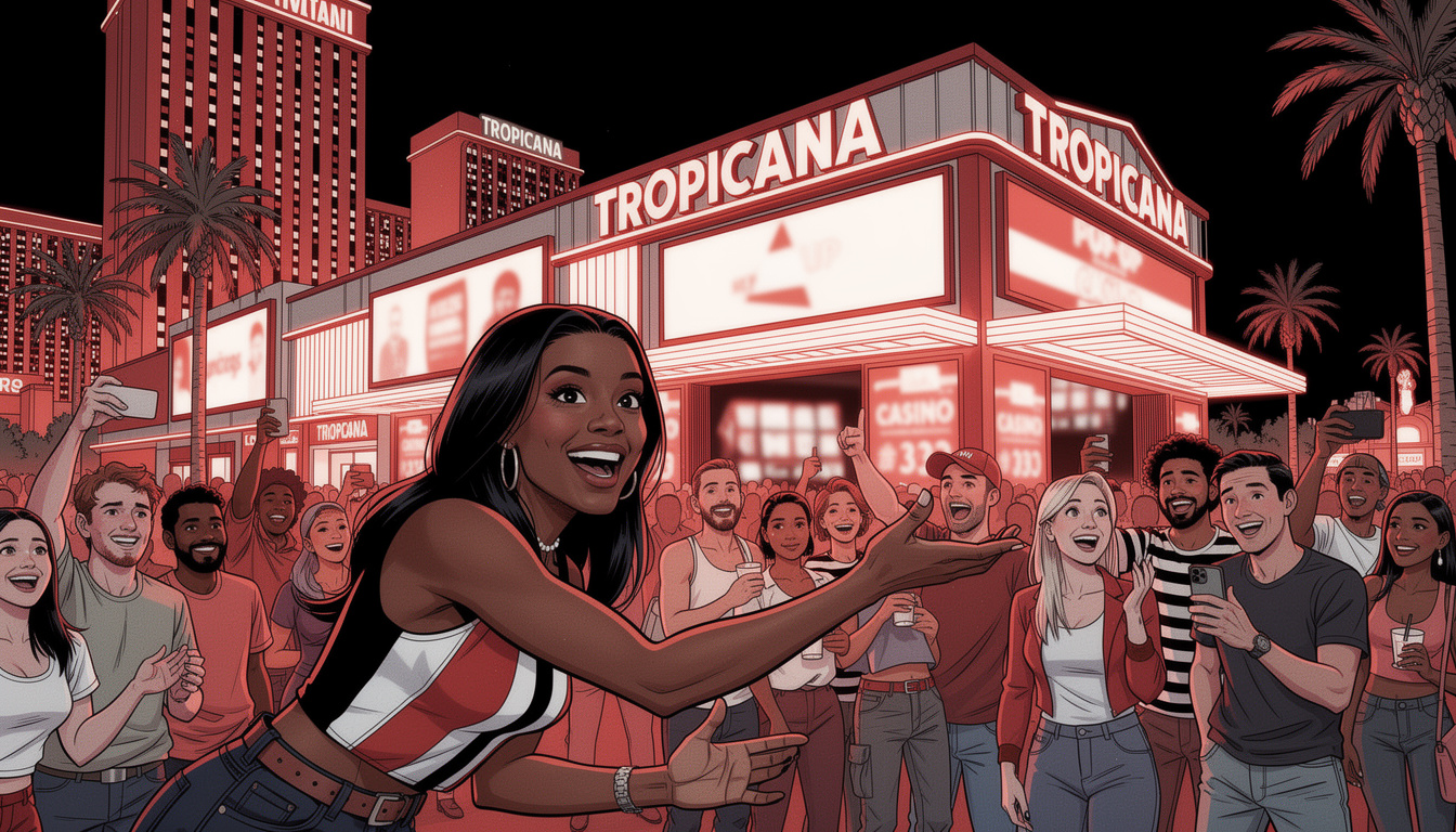 Pop-Up Strip Casino Opens at Former Tropicana Site