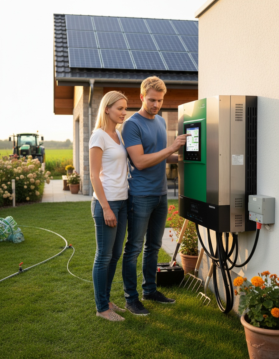 Innovador inversor cargador híbrido de 48V y 5kW combina funciones on-grid y off-grid