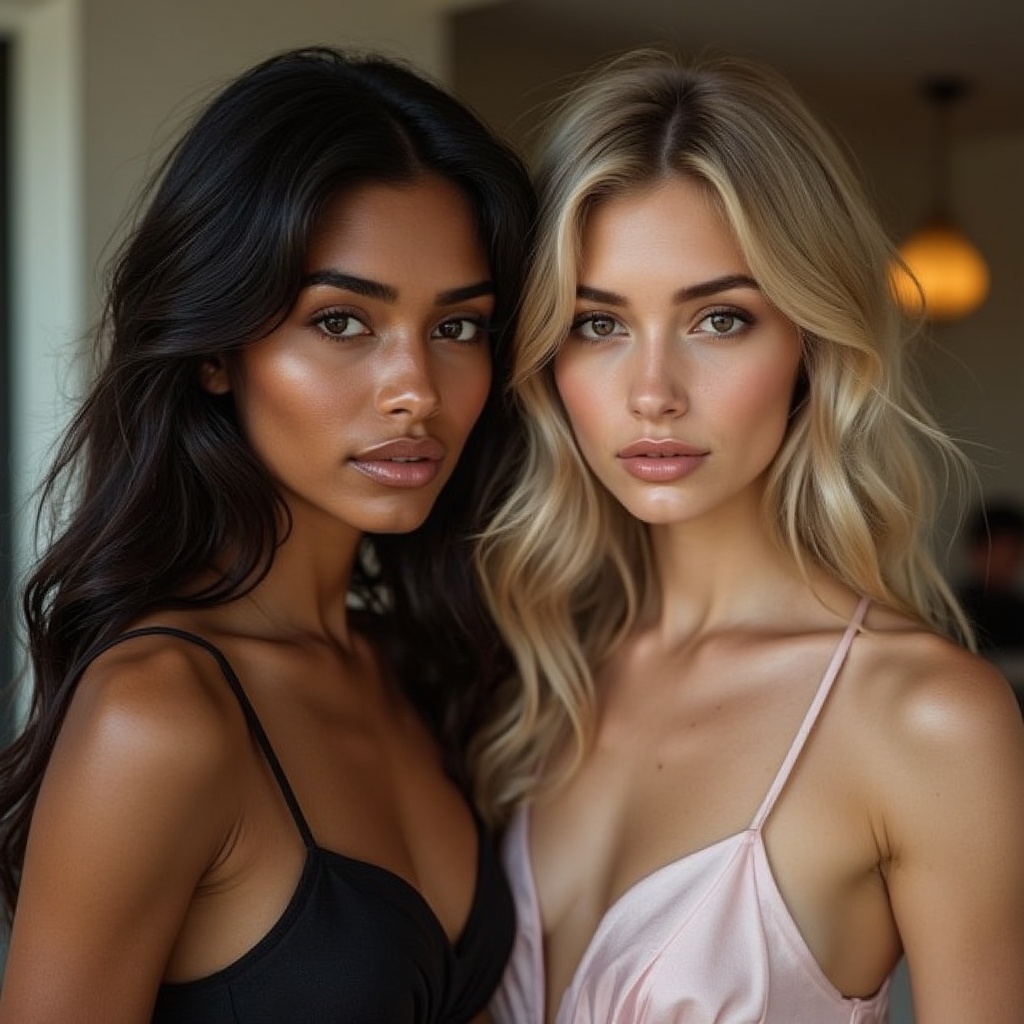 elegant-portrait-of-young-black-and-white-women-in-c1zp0f9mq