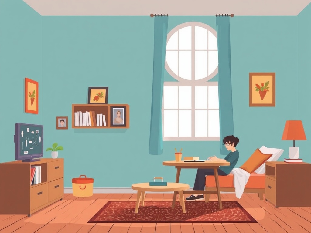 Illustration of individuals explaining benefits of self-hosting websites and personal server management.