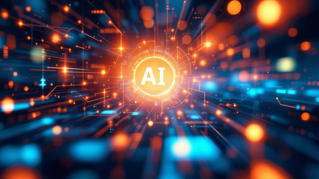 Person using a computer with AI tool interfaces, illustrating how to learn AI tools effectively