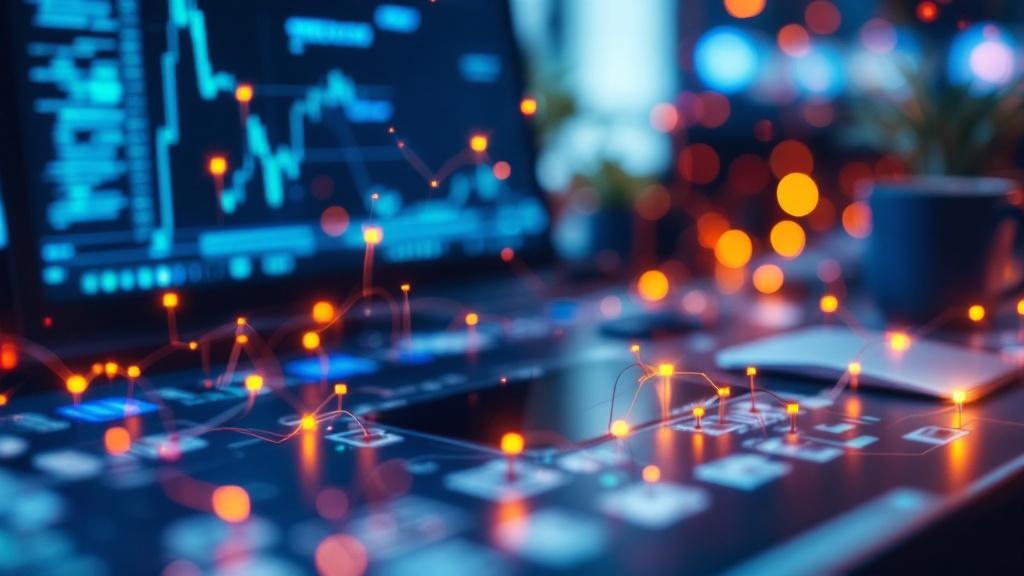 Illustration of a person managing a home server setup for self-hosting websites and services