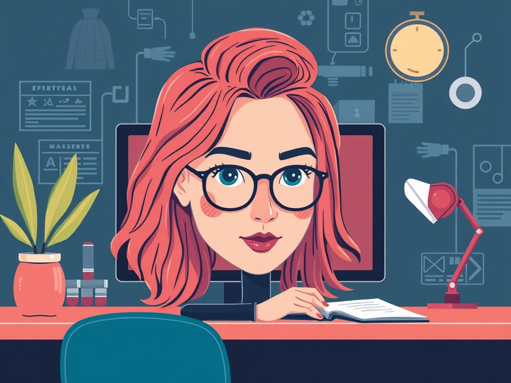 Illustration of AI tools interface showcasing top AI software recommendations for productivity.