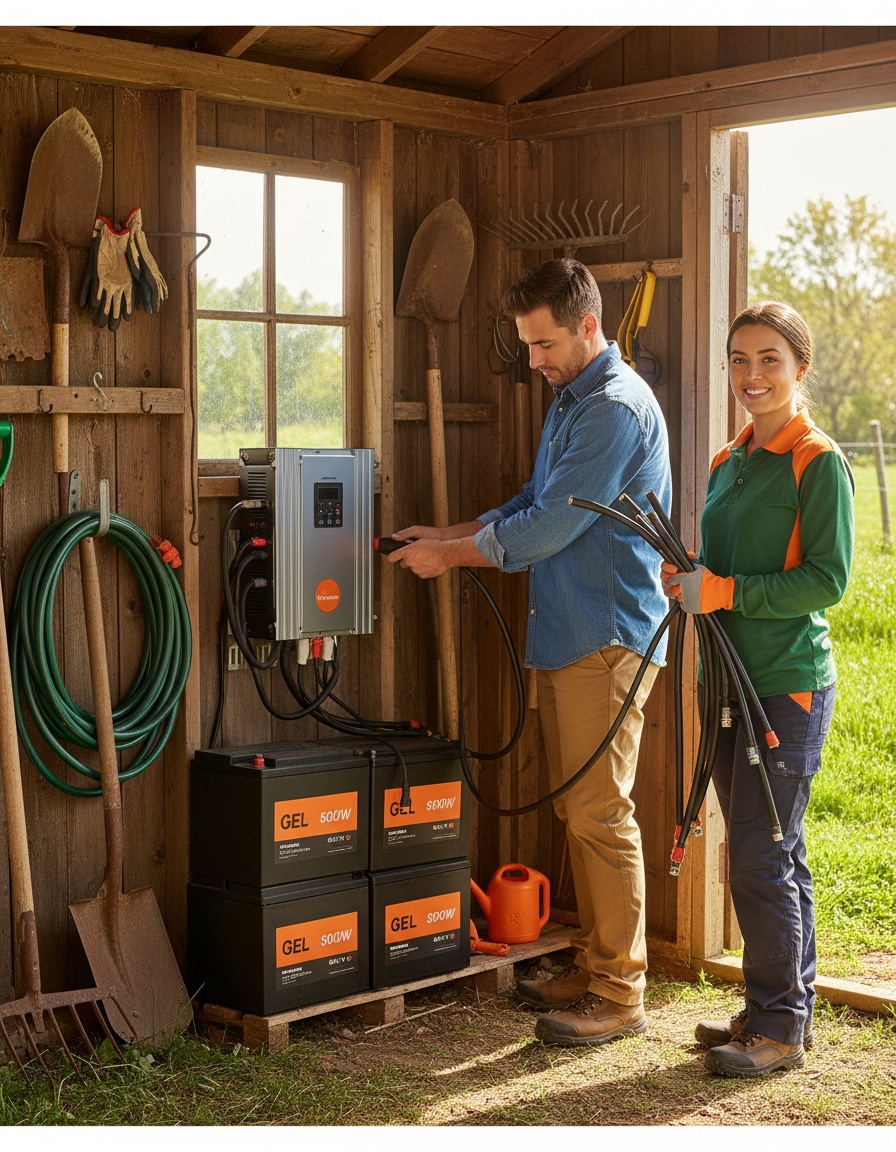 Sistema de Respaldo Energético: Kit Emergencia UPS 220V 5000W de 48V