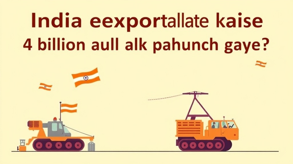 India news defense exports kaise 4 billion dollar tak pahunch gaye? - BharatBol