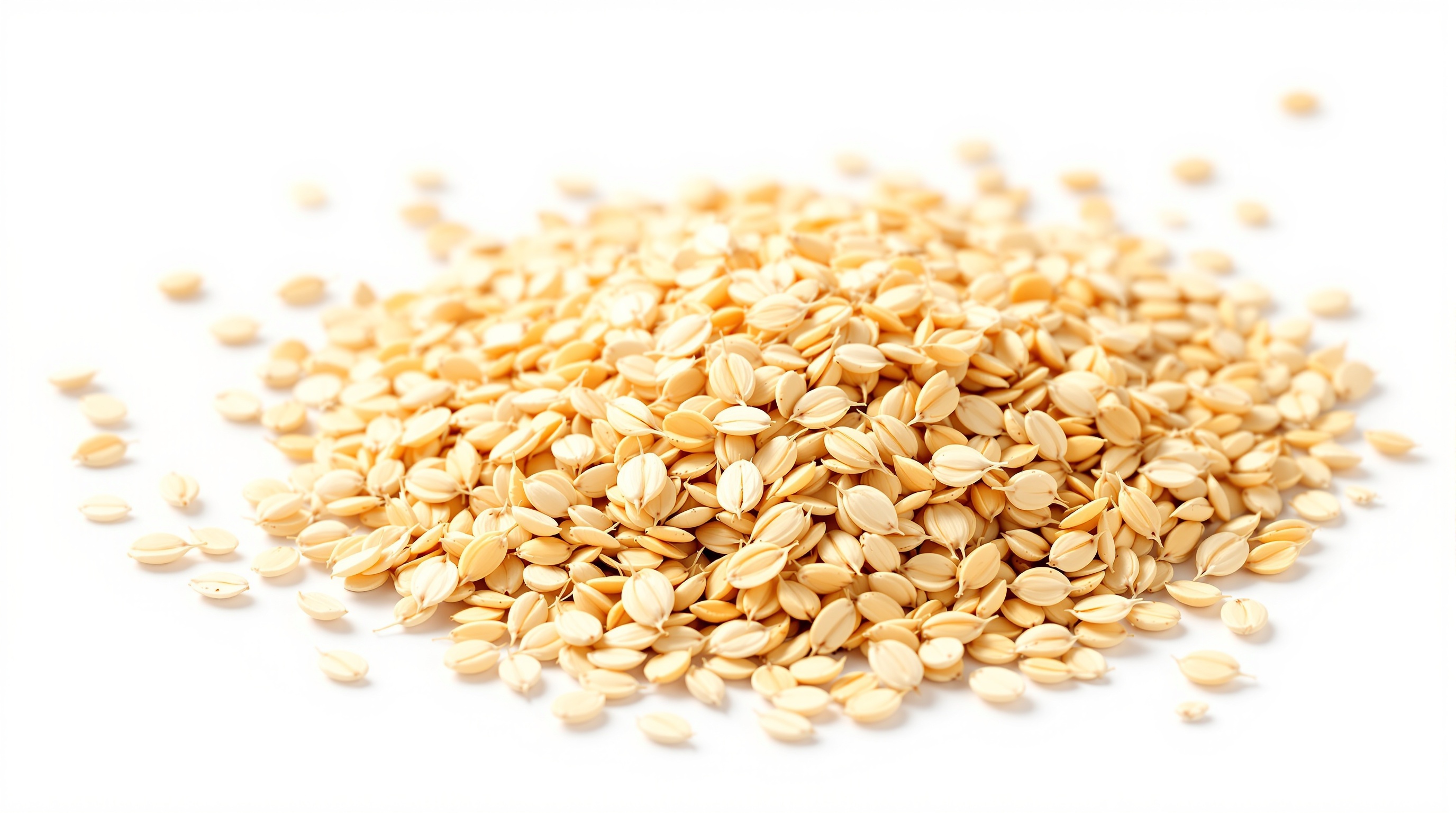 베타글루칸이 풍부한 귀리 원물 클로즈업