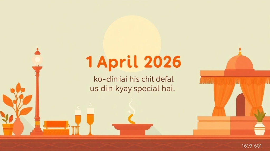 01 April 2026 ko kis din hai aur us din kya special hai? - BharatBol