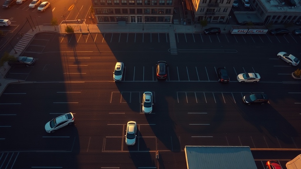 Carros estacionados para renda extra com carro nos EUA