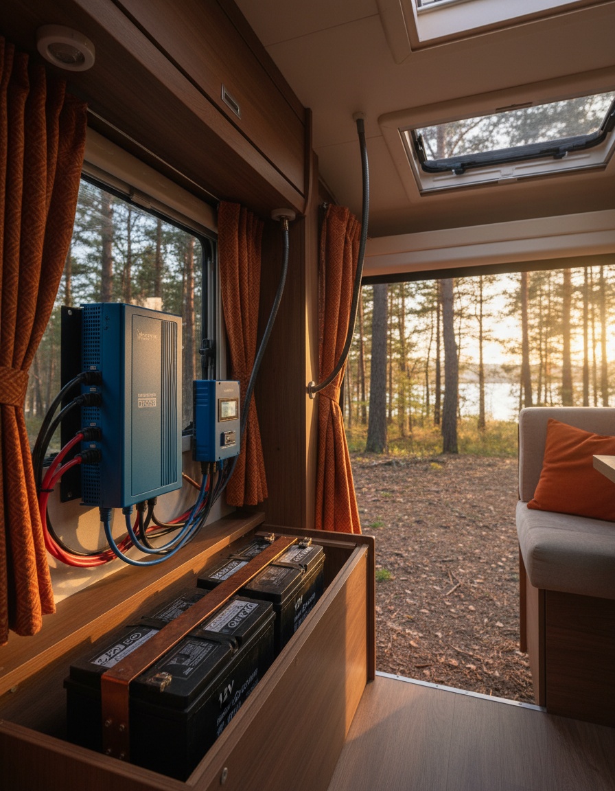 Inversores cargadores: la solución integral para sistemas eléctricos de motorhomes