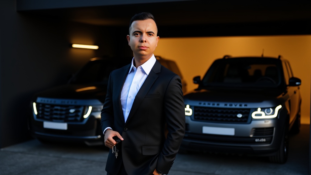 Felipe Miranda com frota de carros para renda extra nos EUA