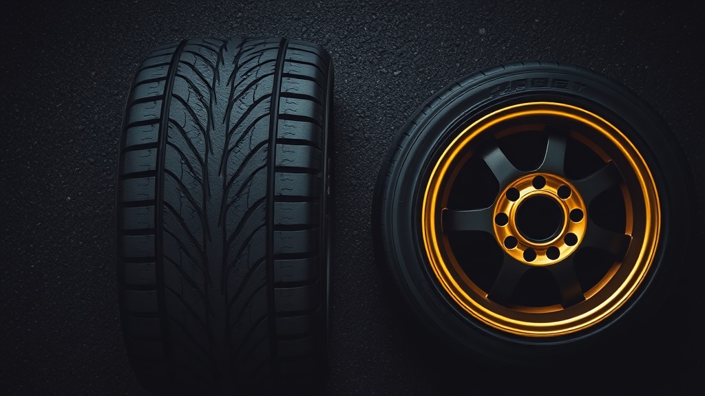 Comparação entre pneu novo e pneu gasto — renda extra carro nos EUA