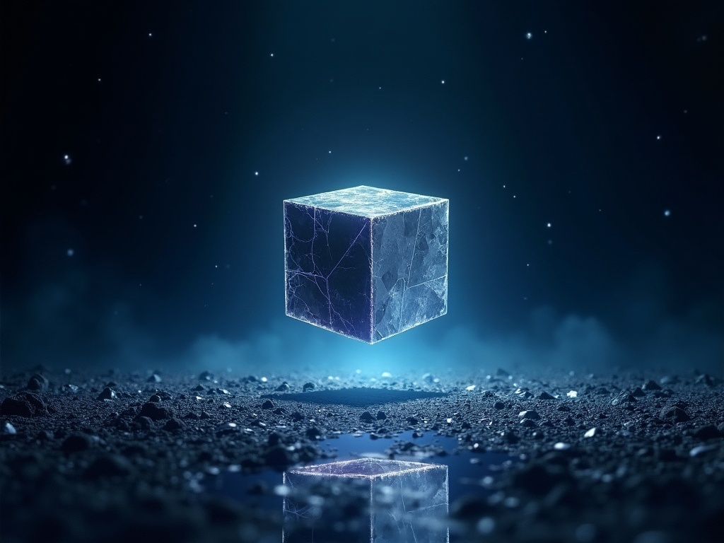 a-solitary-metallic-cube-hovering-ethereally-in-a-y4oue1rwi0