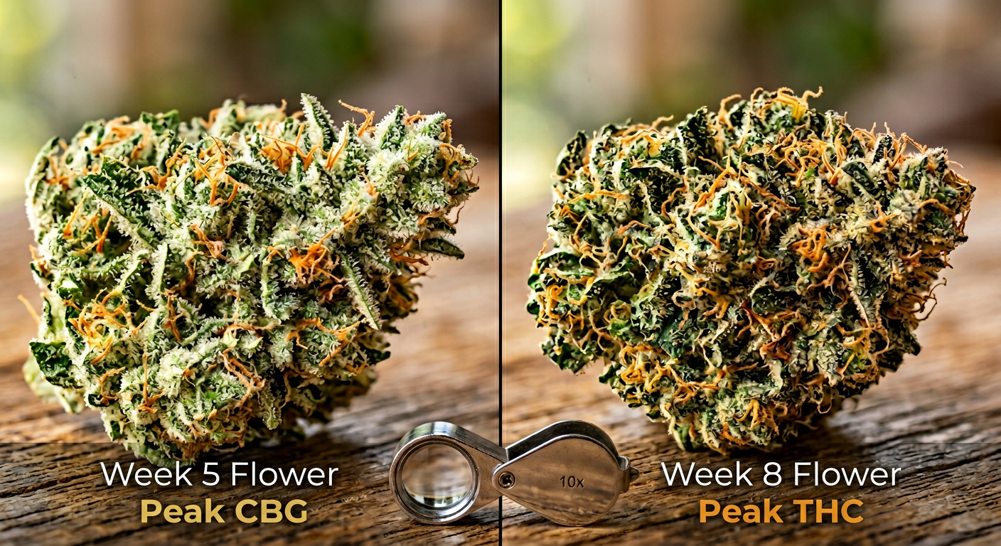 The Grower's Advantage: Harvest Timing for Maximum CBG