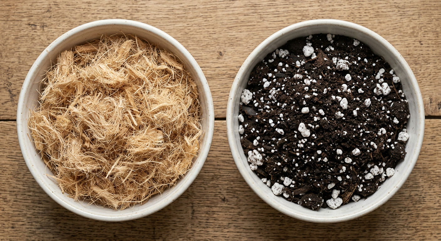 Coco Coir vs Potting Soil for Cannabis Beginners
