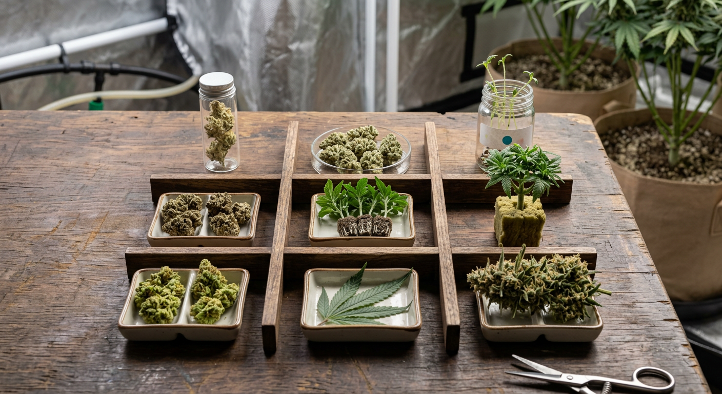 Strain Comparison Table: Energy, Focus & Grow Traits